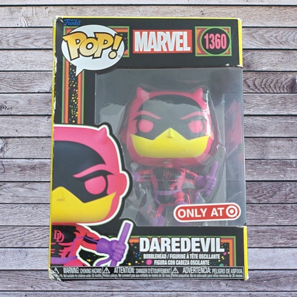 Funko Marvel Daredevil Pop Figure - Red, Black, Yellow